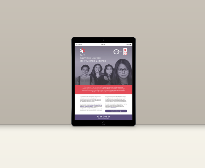 Primera Cumbre Juvenil de Mujeres Líderes