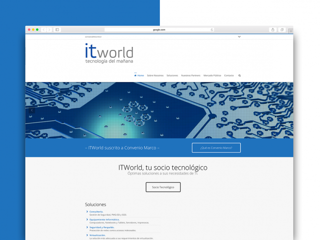 Itworld - Sitio web